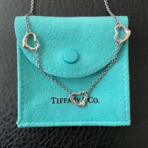 Tiffany & Co. Triple Open Heart Necklace